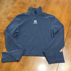 Hotsuit long sleeve Gray spandex crop top